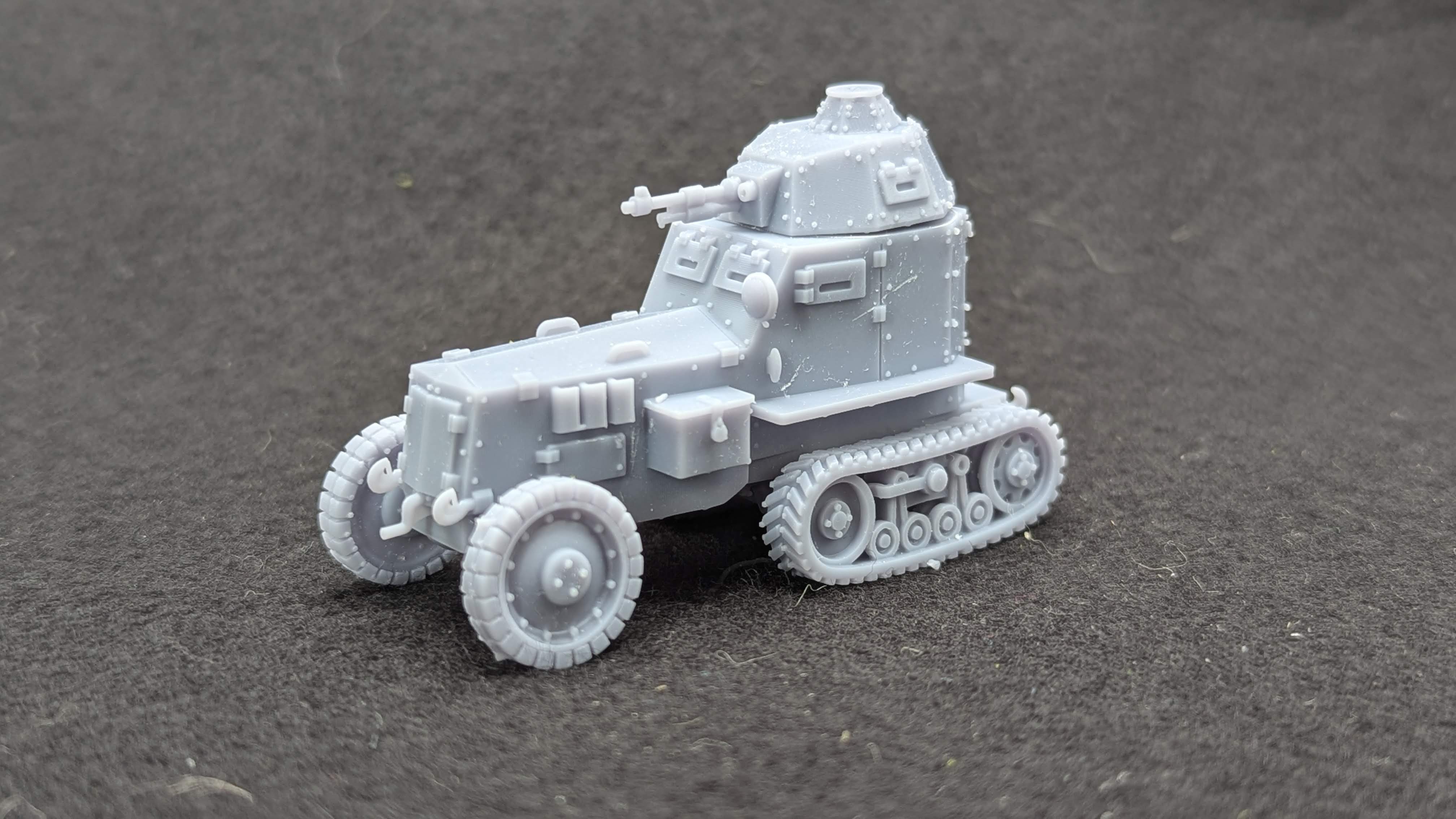Half-track Wz.28 - Armored car model 28 (Poland, Interwar)